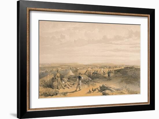 'Camp of the 4th Division', 1856-George Brackenbury-Framed Giclee Print