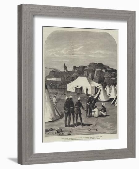 Camp of the British Mission to Cabul, at Jumrood, Near the Khyber Pass-William Heysham Overend-Framed Giclee Print