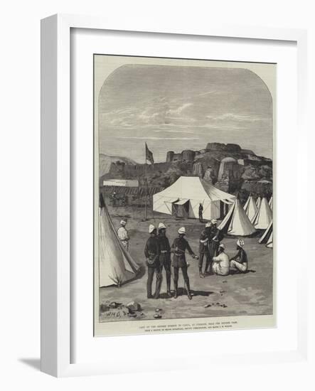 Camp of the British Mission to Cabul, at Jumrood, Near the Khyber Pass-William Heysham Overend-Framed Giclee Print