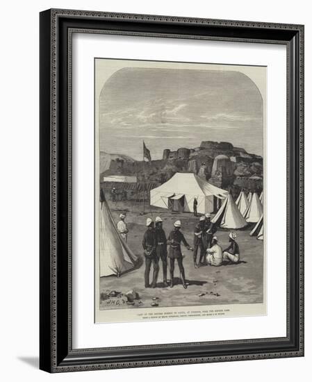 Camp of the British Mission to Cabul, at Jumrood, Near the Khyber Pass-William Heysham Overend-Framed Giclee Print