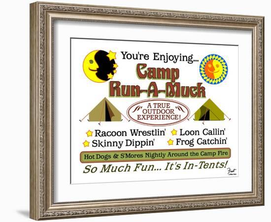 Camp Run-a-Muck-Mark Frost-Framed Giclee Print