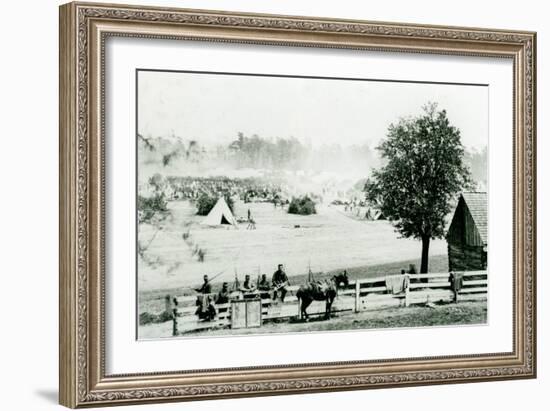 Camp Winfield Scott, near Yorktown, 3Rd May 1862 (B/W Photo)-Mathew Brady-Framed Giclee Print