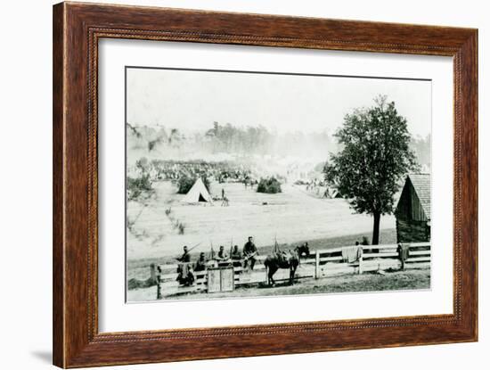 Camp Winfield Scott, near Yorktown, 3Rd May 1862 (B/W Photo)-Mathew Brady-Framed Giclee Print