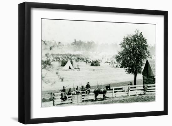 Camp Winfield Scott, near Yorktown, 3Rd May 1862 (B/W Photo)-Mathew Brady-Framed Giclee Print