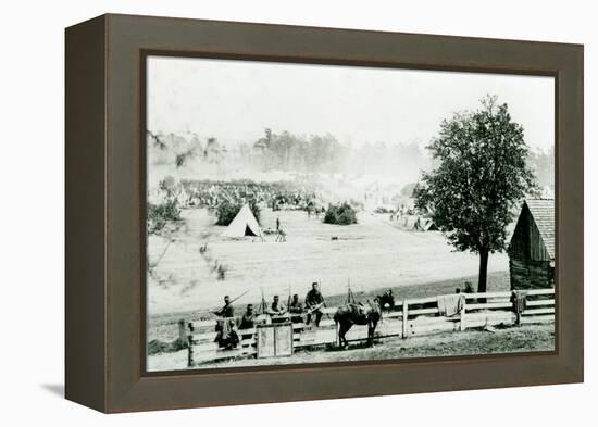 Camp Winfield Scott, near Yorktown, 3Rd May 1862 (B/W Photo)-Mathew Brady-Framed Premier Image Canvas