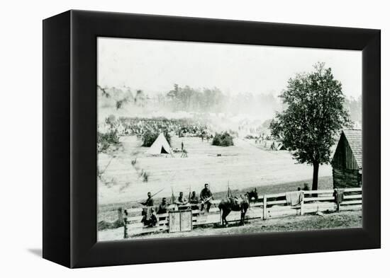 Camp Winfield Scott, near Yorktown, 3Rd May 1862 (B/W Photo)-Mathew Brady-Framed Premier Image Canvas