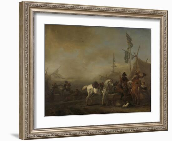 Camp-Philips Wouwerman-Framed Art Print