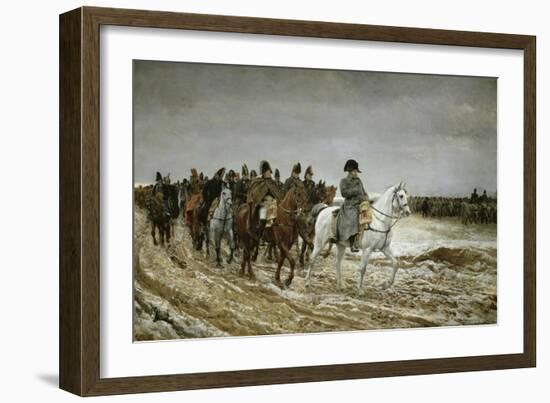 Campagne de France, 1814-Jean-Louis Ernest Meissonier-Framed Giclee Print
