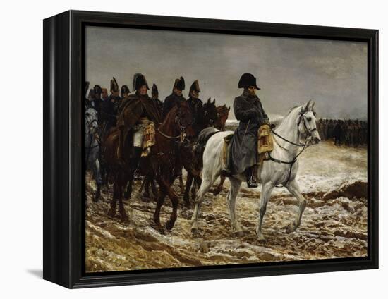 Campagne de France Napoleon, c.1864-Jean-Louis Ernest Meissonier-Framed Premier Image Canvas