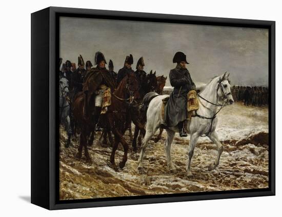 Campagne de France Napoleon, c.1864-Jean-Louis Ernest Meissonier-Framed Premier Image Canvas