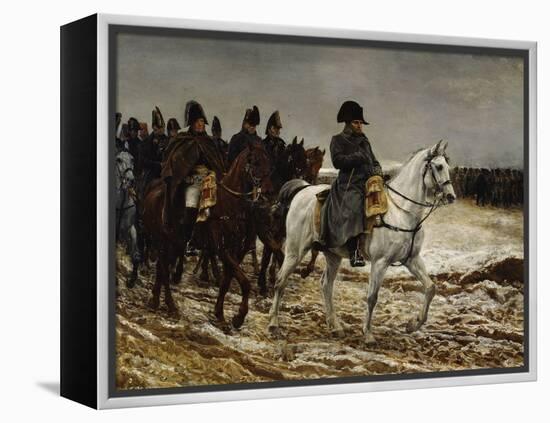 Campagne de France Napoleon, c.1864-Jean-Louis Ernest Meissonier-Framed Premier Image Canvas