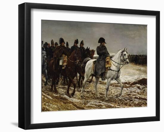 Campagne de France Napoleon, c.1864-Jean-Louis Ernest Meissonier-Framed Giclee Print