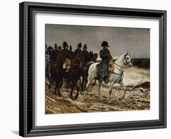 Campagne de France Napoleon, c.1864-Jean-Louis Ernest Meissonier-Framed Giclee Print