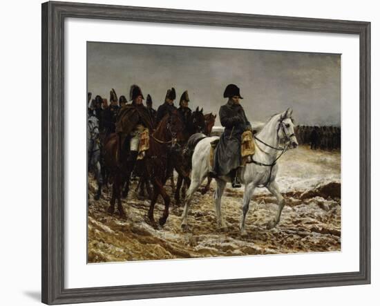 Campagne de France Napoleon, c.1864-Jean-Louis Ernest Meissonier-Framed Giclee Print