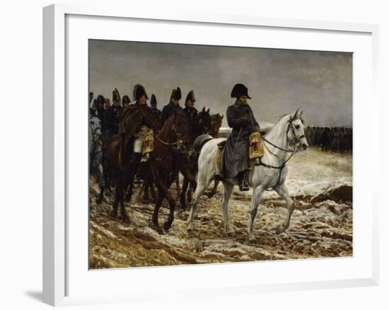 Campagne de France Napoleon, c.1864-Jean-Louis Ernest Meissonier-Framed Giclee Print