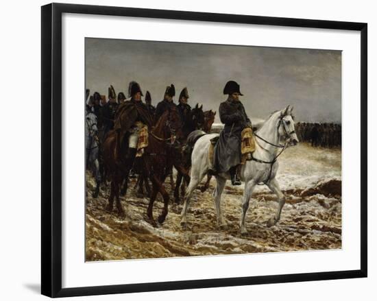 Campagne de France Napoleon, c.1864-Jean-Louis Ernest Meissonier-Framed Giclee Print