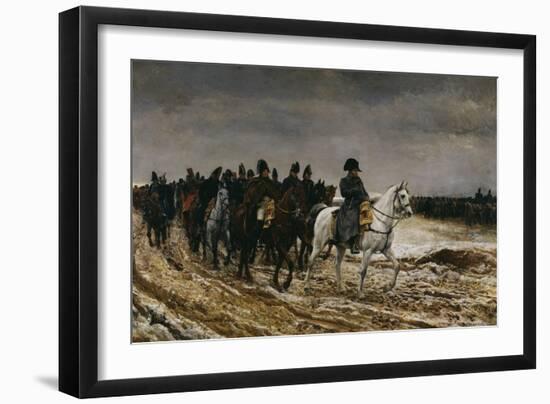 Campagne de France Napoleon, c.1864-Jean-Louis Ernest Meissonier-Framed Giclee Print
