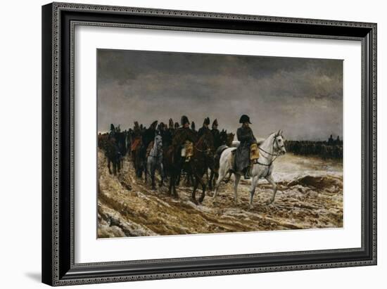 Campagne de France Napoleon, c.1864-Jean-Louis Ernest Meissonier-Framed Giclee Print