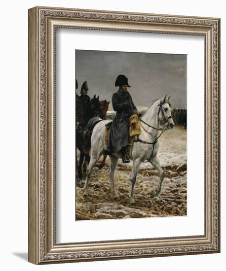 Campagne de France Napoleon, c.1864-Jean-Louis Ernest Meissonier-Framed Giclee Print