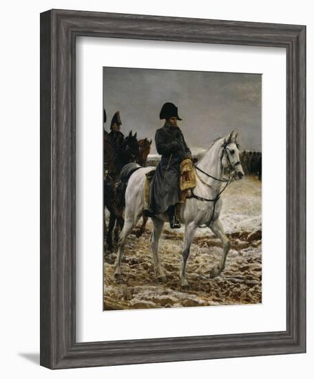 Campagne de France Napoleon, c.1864-Jean-Louis Ernest Meissonier-Framed Giclee Print