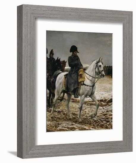 Campagne de France Napoleon, c.1864-Jean-Louis Ernest Meissonier-Framed Giclee Print