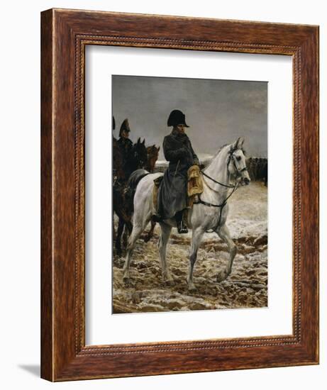 Campagne de France Napoleon, c.1864-Jean-Louis Ernest Meissonier-Framed Giclee Print