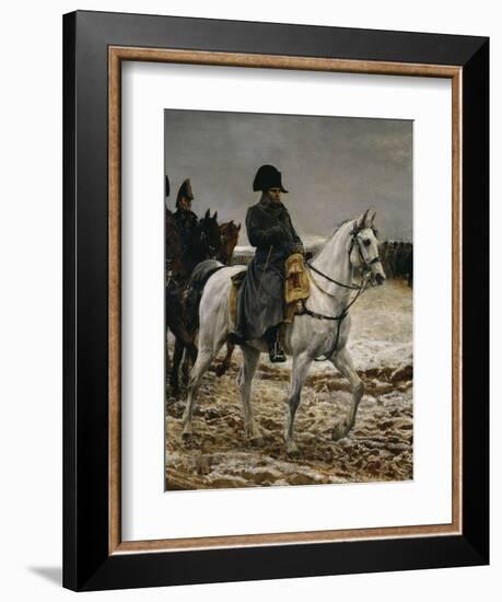 Campagne de France Napoleon, c.1864-Jean-Louis Ernest Meissonier-Framed Giclee Print