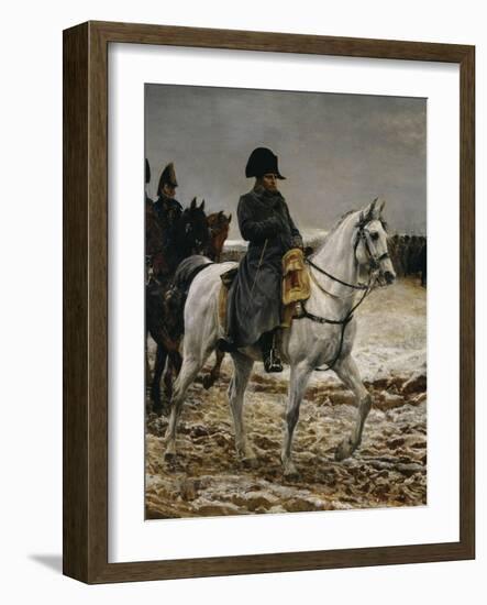 Campagne de France Napoleon, c.1864-Jean-Louis Ernest Meissonier-Framed Giclee Print