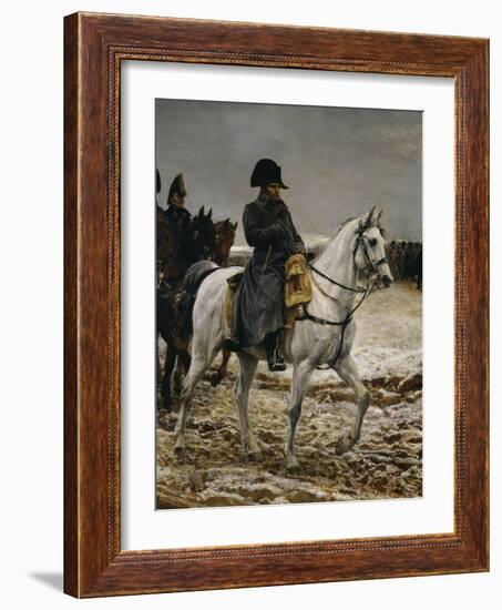 Campagne de France Napoleon, c.1864-Jean-Louis Ernest Meissonier-Framed Giclee Print