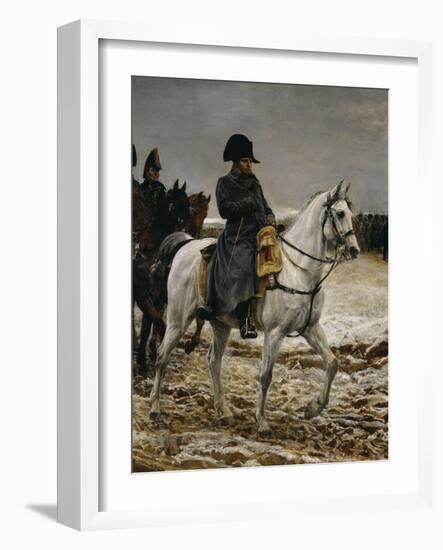 Campagne de France Napoleon, c.1864-Jean-Louis Ernest Meissonier-Framed Giclee Print