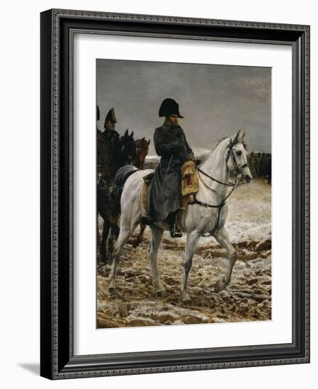 Campagne de France Napoleon, c.1864-Jean-Louis Ernest Meissonier-Framed Giclee Print