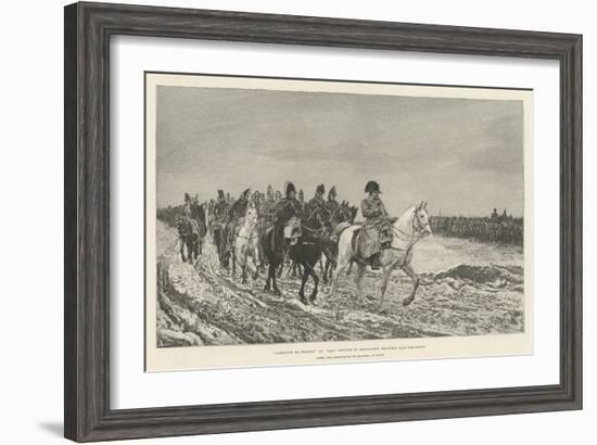 Campagne De France, or 1814, Recently Sold for £34,000-Jean-Louis Ernest Meissonier-Framed Giclee Print