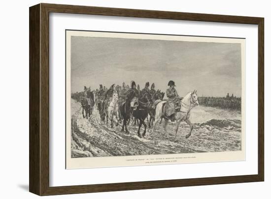 Campagne De France, or 1814, Recently Sold for £34,000-Jean-Louis Ernest Meissonier-Framed Giclee Print