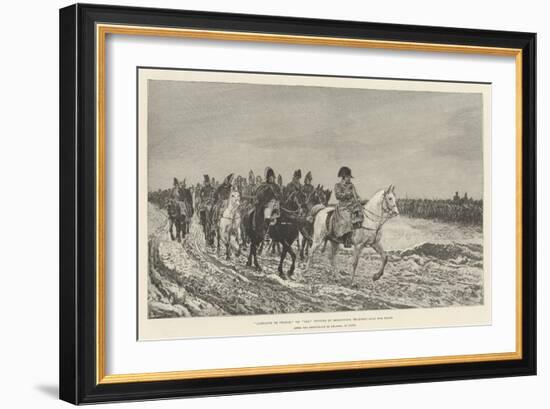 Campagne De France, or 1814, Recently Sold for £34,000-Jean-Louis Ernest Meissonier-Framed Giclee Print