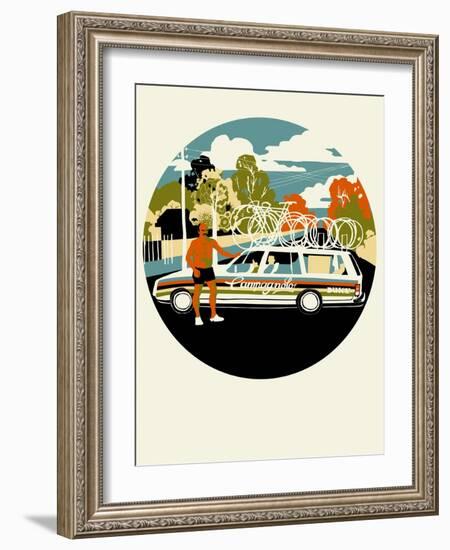 Campagnolo Team Car, 2013-Eliza Southwood-Framed Giclee Print