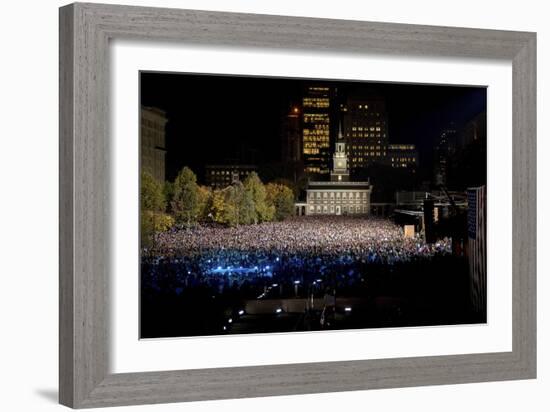 Campaign 2016 Clinton-Andrew Harnik-Framed Photographic Print