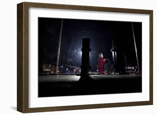 Campaign 2016 Clinton-Andrew Harnik-Framed Photographic Print