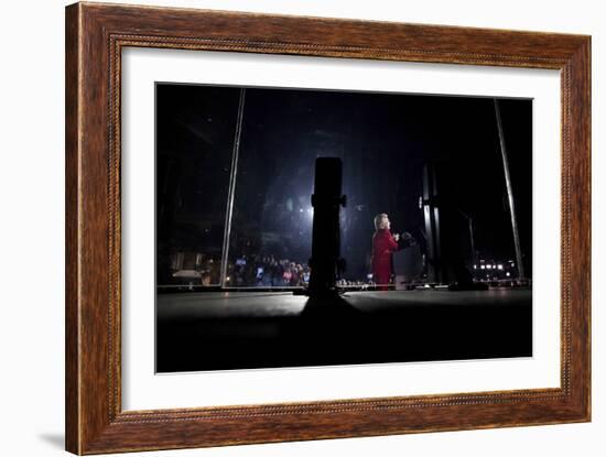 Campaign 2016 Clinton-Andrew Harnik-Framed Photographic Print