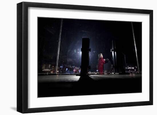 Campaign 2016 Clinton-Andrew Harnik-Framed Photographic Print