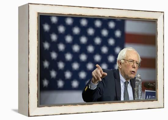 Campaign 2016 Trail - Bernie Sanders-Jacquelyn Martin-Framed Premier Image Canvas