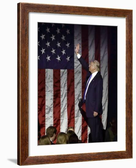 Campaign 2016 Trump-Charles Krupa-Framed Photographic Print