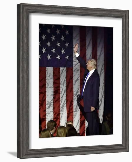 Campaign 2016 Trump-Charles Krupa-Framed Photographic Print