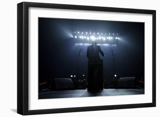 Campaign 2016 Trump-Charles Krupa-Framed Photographic Print