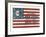 Campaign Flag for Lincoln and Hamlin-null-Framed Art Print