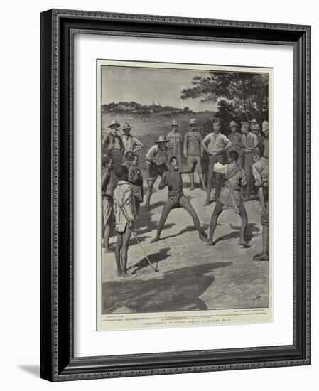 Campaigning in South Africa, a Leisure Hour-Henry Marriott Paget-Framed Giclee Print