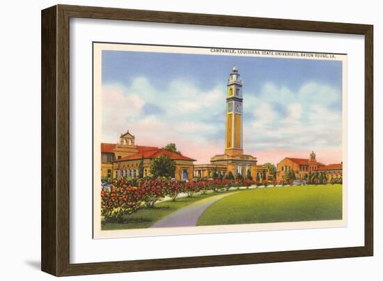 Campanile, LSU, Baton Rouge-null-Framed Art Print