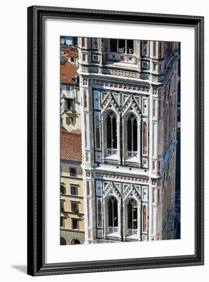 Campanile of Giotto from Top of the Duomo, Florence, Tuscany, Italy-Nico Tondini-Framed Photographic Print