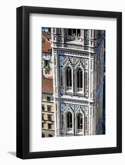 Campanile of Giotto from Top of the Duomo, Florence, Tuscany, Italy-Nico Tondini-Framed Photographic Print