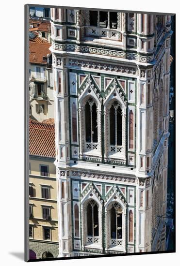 Campanile of Giotto from Top of the Duomo, Florence, Tuscany, Italy-Nico Tondini-Mounted Photographic Print