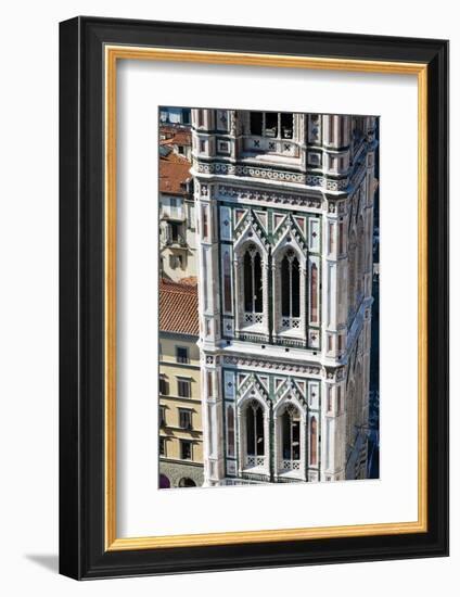 Campanile of Giotto from Top of the Duomo, Florence, Tuscany, Italy-Nico Tondini-Framed Photographic Print